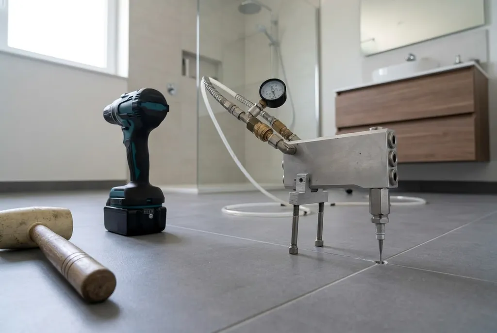 Kitbedrijf Vriezenveen – holle tegels injecteren